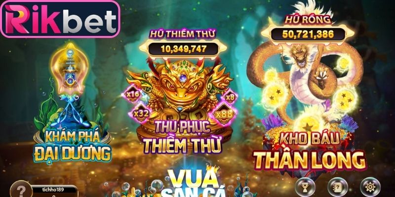 Bối cảnh biển sinh động cùng hiệu ứng nổi bật 