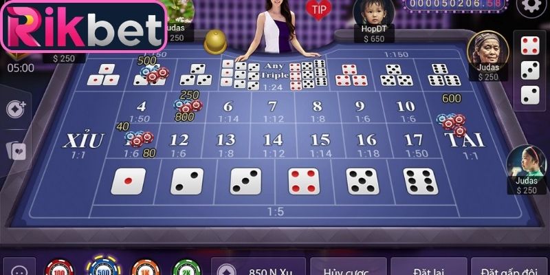 Cửa cược Tài Xỉu cơ bản ở game